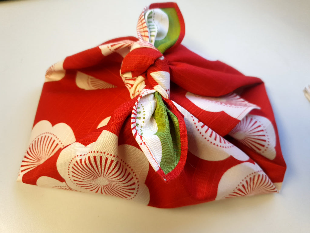 Beidseitig große Furoshiki 104 Pflaumen