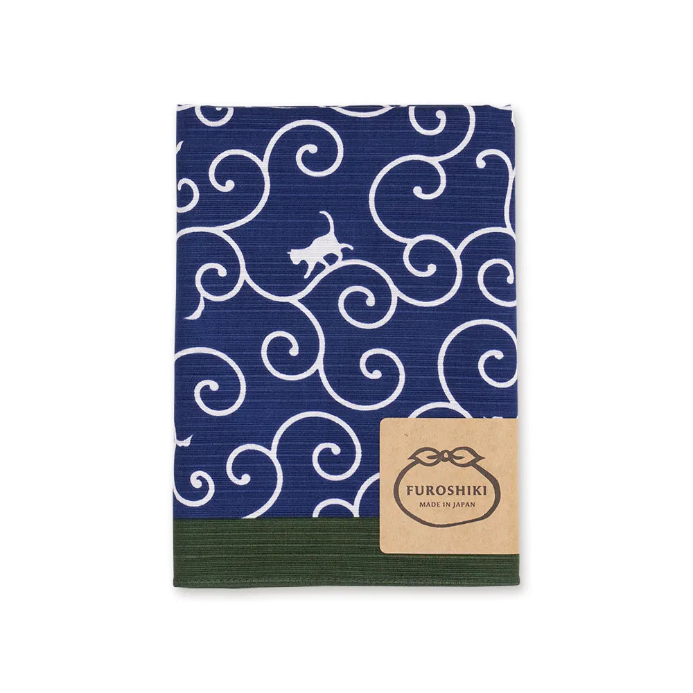 Furoshiki Arabeske mit Katze 70