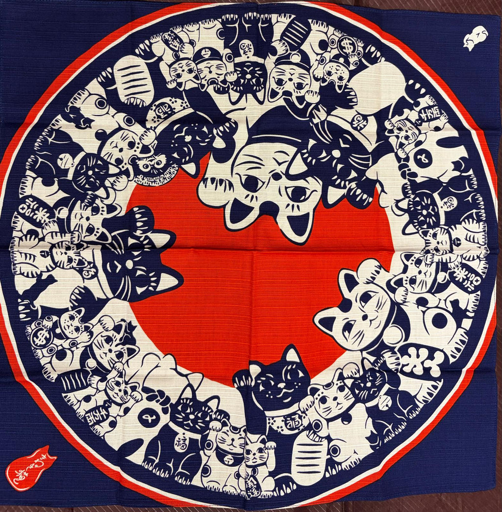 Furoshiki Winkekatze