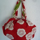 Beidseitig große Furoshiki 104 Pflaumen