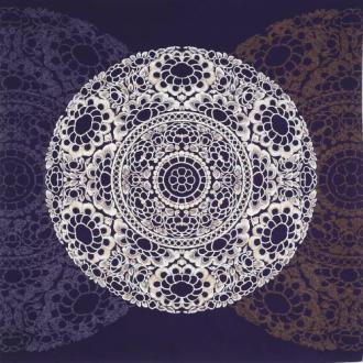 Furoshiki runder Spiegel 112