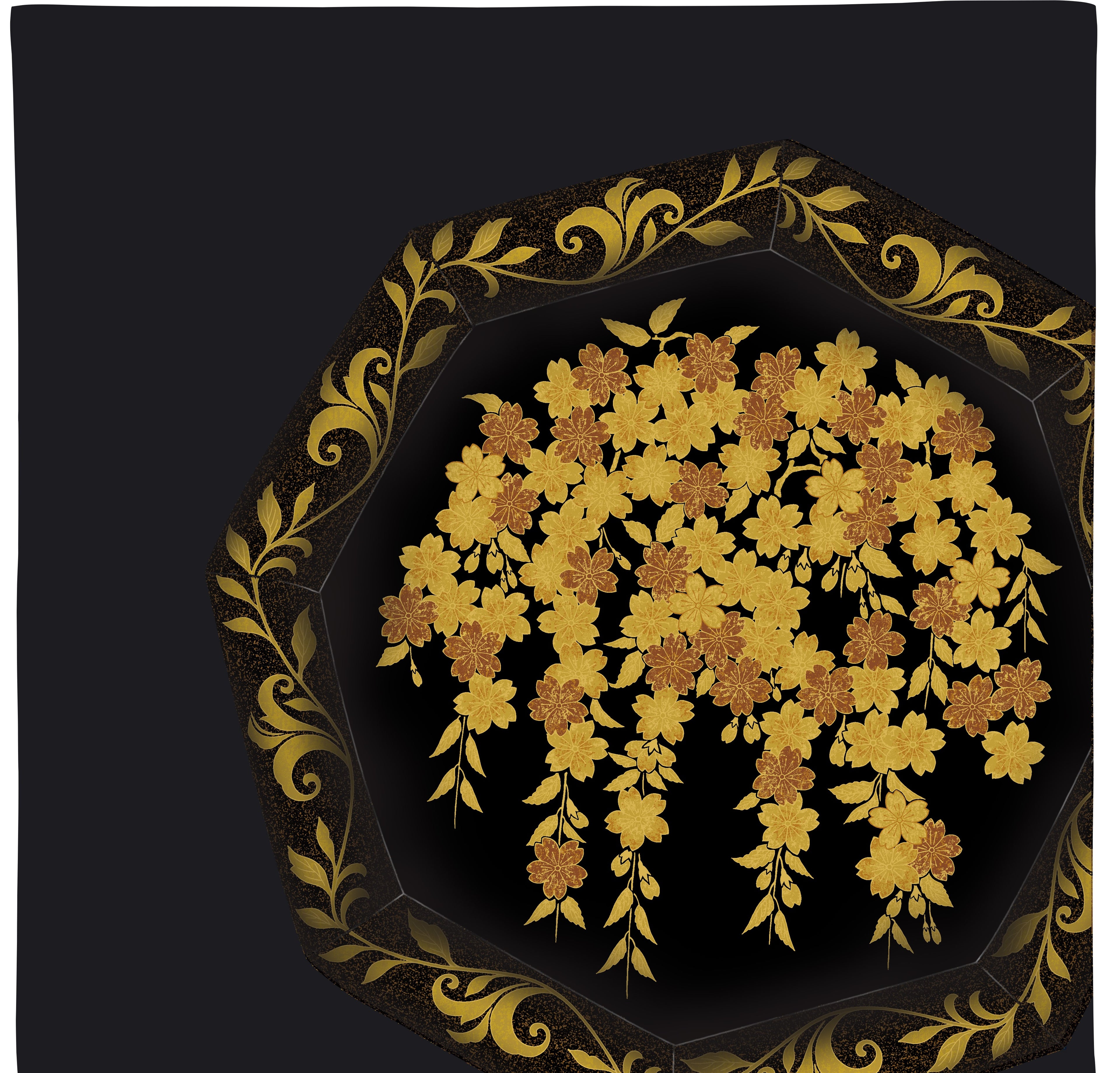 Urushi -Sakura 58 x 58