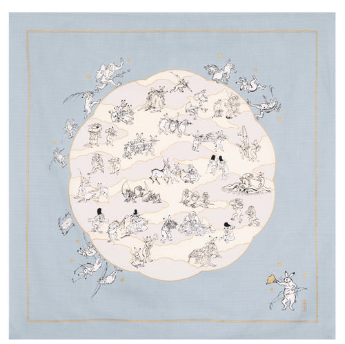 Chouju jinbutsu giga 104 Furoshiki Karikaturen von Tieren und Menschen