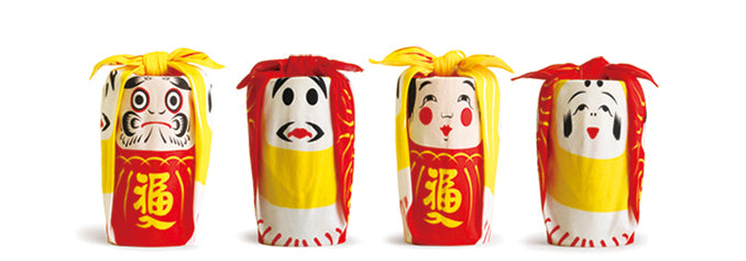 Kokeshi 50 x 50 Spielfuroshiki