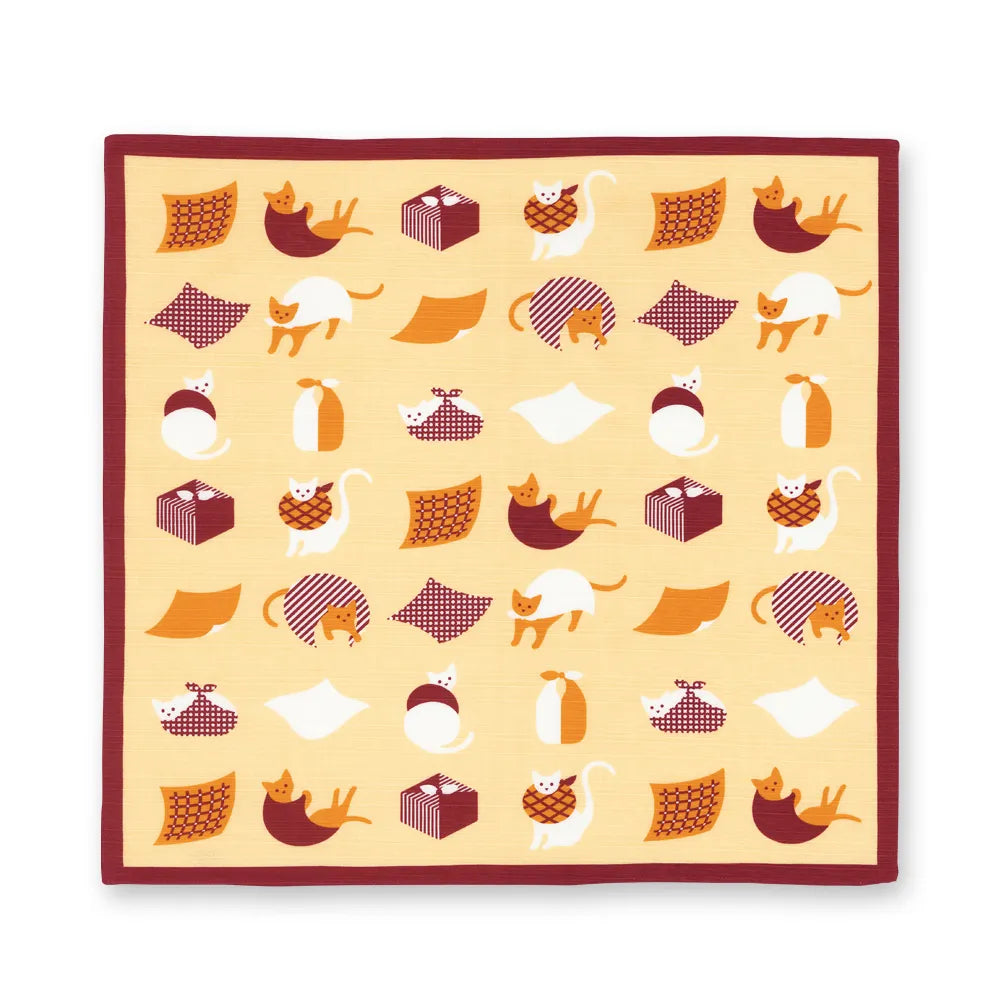 Furoshiki Katze mit Furoshiki 50
