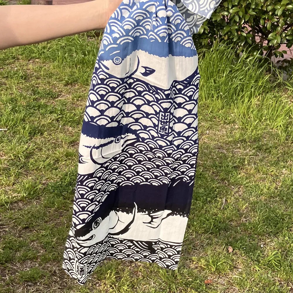 Tenugui Yellowtail Aufstieg-Fisch